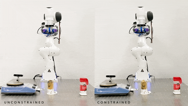 Chemistry Lab Automation via Constrained Task and Motion Planning